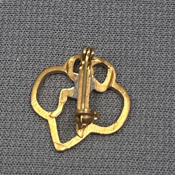 VTG Girl Scout Pin Lot Gold Tone & Enamel Badges Trefoil Emblem Uniform Insignia - Picture 5 of 15